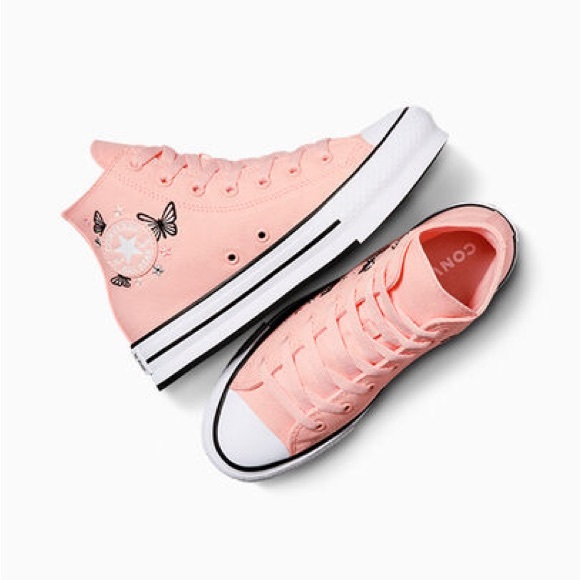 NEW Converse Chuck Taylor All Stars Size 5 kids/girls/soft Peach color HARD FIND - Picture 9 of 12